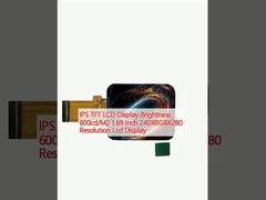 IPS TFT LCD Display Brightness 600cd/M2 1.69 Inch 240XRGBX280 Resolution Lcd Display