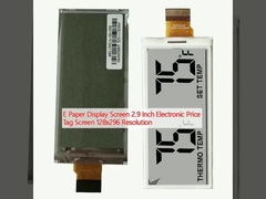 E Paper Display Screen 2.9 Inch Electronic Price Tag Screen 128x296 Resolution