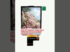 LCD TFT Module Screen Semi Reflective 2.4 Inch Sunlight Readable OEM