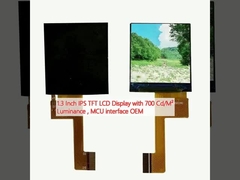 1.3 Inch IPS TFT LCD Display with 700 Cd/M² Luminance , MCU interface OEM