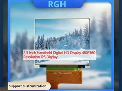 2.3 Inch Handheld Digital HD Display 480*360 Resolution IPS Display