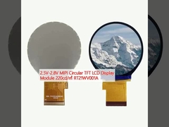 2.5V-2.8V MIPI Circular TFT LCD Display Module 220cd/㎡ RT21WV001A