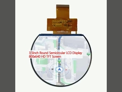 3.5Inch Round Semicircular LCD Display 800x640 HD TFT Screen