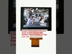 3.2inch 1024×768 IPS TFT LCD Touch Screen Module With Resistive Touch Voltage for logic 2.5v-3.3v