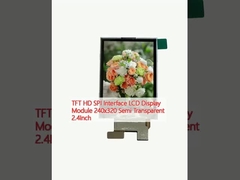 TFT HD SPI Interface LCD Display Module 240x320 Semi Transparent 2.4Inch