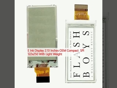E Ink Display 2.13 Inches OEM Compact  SPI 122x250 With Light Weight