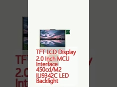 TFT LCD Display 2.0 Inch MCU Interface 450cd/M2 ILI9342C LED Backlight