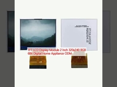 Módulo de pantalla TFT LCD de 2 pulgadas 320x240 RGB 6Bit Aplicación para el hogar digital ODM