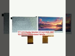 TFT LCD Display Module 4.3 inch RGB 24BIT 10LEDS For Differentiated Vehicle