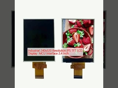 Industrial 240x320 Resolution IPS TFT LCD Display  MCU Interface 2.4 Inch