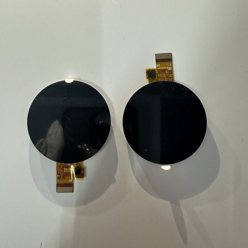 1.3inch IPS TFT 380cd/M2 Brightness ALL o’clock viewing angle  Circular Touch Lcd Display
