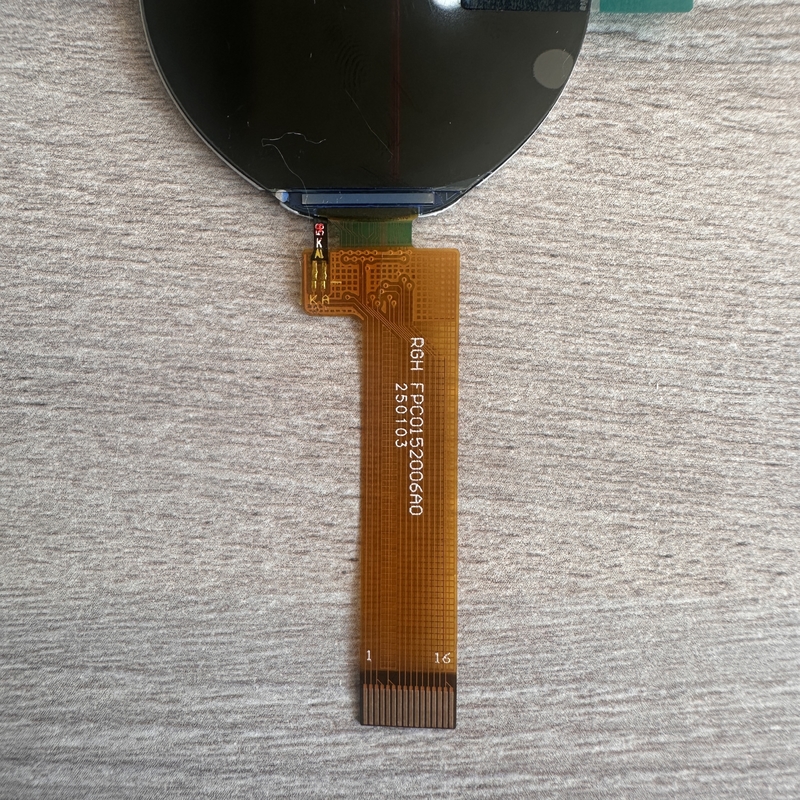 1.52-Inch 360x360 Transmissive TFT LCD Display Module With ST77916 Driver, 580cd/M² Brightness