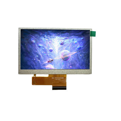 Affichage LCD IPS TFT de 4,3 pouces LCD 480*272 Appui à l'affichage LCD différencié du véhicule avec une luminosité de 300cd/M